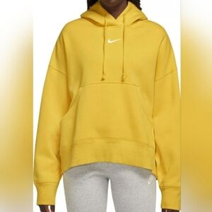nike ♡ phoenix oversized yellow hoodie sweatshirt spring easter large